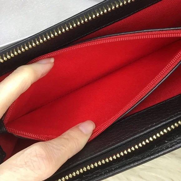 Dooney pebble leather wristlet wallet large organizer - Picture 9 of 9